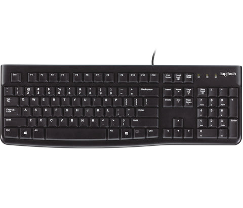 Logitech K120 for Business keyboard USB Hebrew Black