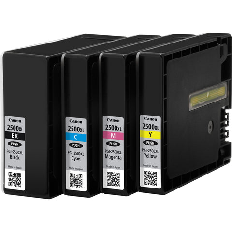 Canon 9254B004/PGI-2500XLBKCMY Ink cartridge multi pack Bk,C,M,Y 70,9ml + 3x19,3ml Pack=4 for Canon IB 4050