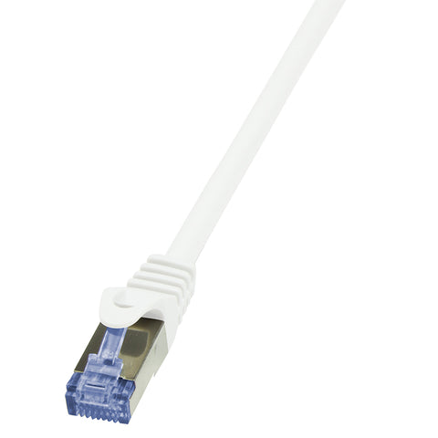 LogiLink 0.25m Cat.6A 10G S/FTP networking cable White Cat6a S/FTP (S-STP)