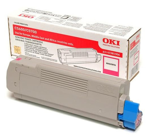 OKI 43381906 Toner magenta, 2K pages/5% for OKI C 5600