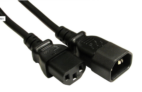 Cables Direct RB-301 power cable Black 1.8 m C13 coupler C14 coupler