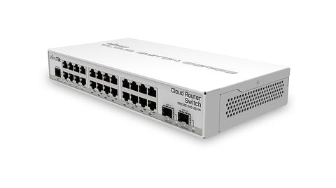 Mikrotik CRS326-24G-2S+IN network switch Managed Gigabit Ethernet (10/100/1000) Power over Ethernet (PoE) White