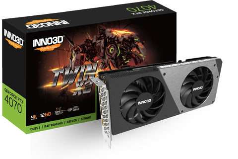 Inno3D N40702-126X-185252N graphics card NVIDIA GeForce RTX 4070 12 GB GDDR6X