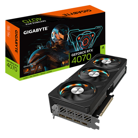 Gigabyte GV-N4070GAMING OC-12GD graphics card NVIDIA GeForce RTX 4070 12 GB GDDR6X