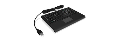 KeySonic ACK-3410 keyboard USB QWERTZ German Black