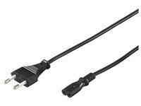 Microconnect PE030712 power cable Black 1.2 m CEE7/16 C7 coupler