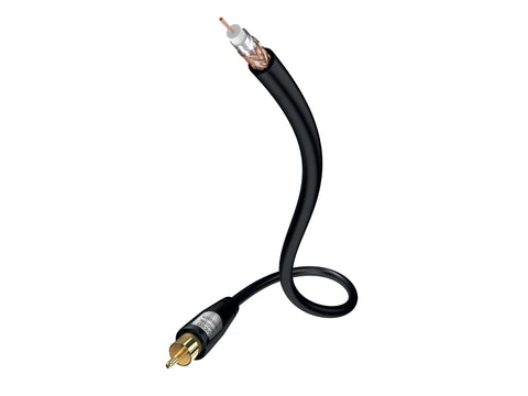 Inakustik 00316215 coaxial cable 1.5 m RCA Black