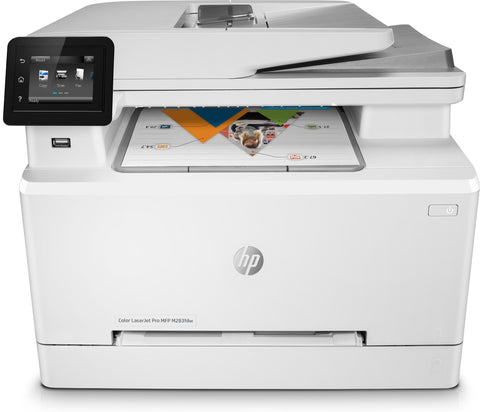 HP Color LaserJet Pro MFP M283fdw, Print, Copy, Scan, Fax, Front-facing USB printing; Scan to email; Two-sided printing; 50-sheet uncurled ADF