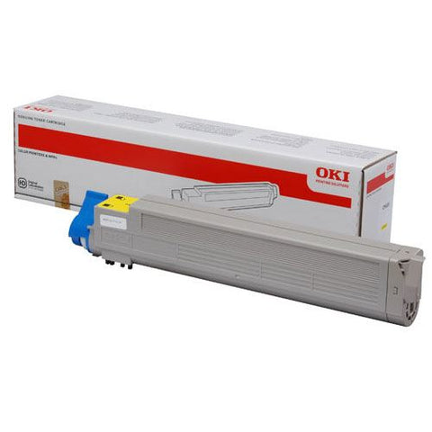 OKI 43837129 Toner yellow, 22K pages ISO/IEC 19798 for OKI C 9655