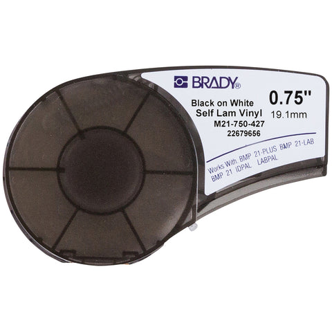 Brady M21-750-427 printer label Translucent, White Self-adhesive printer label