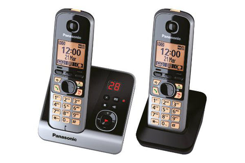 Panasonic KX-TG6722 DECT telephone Black