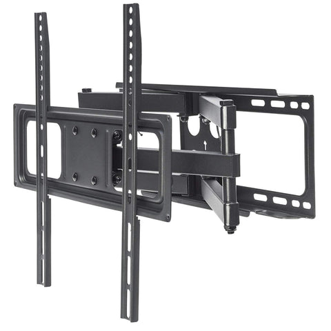 Manhattan TV & Monitor Mount, Wall, Full Motion, 1 screen, Screen Sizes: 32-55", Black, VESA 100x100 to 400x400mm, Max 40kg, LFD, Tilt & Swivel with 3 Pivots, Lifetime Warranty