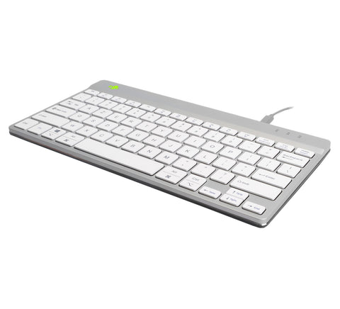 R-Go Tools Compact Break RGOCOFRWDWH keyboard USB AZERTY French White