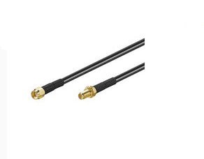 Microconnect 51675 coaxial cable 1 m RP-SMA Black