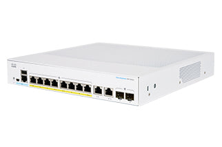 Cisco CBS350-8P-E-2G-EU network switch Managed L2/L3 Gigabit Ethernet (10/100/1000) Silver