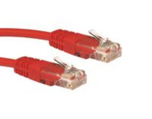 Cables Direct URT-600-HR networking cable Red 0.25 m Cat5e U/UTP (UTP)