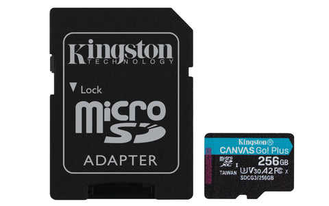 Kingston Technology Canvas Go! Plus 256 GB SD UHS-I Class 10