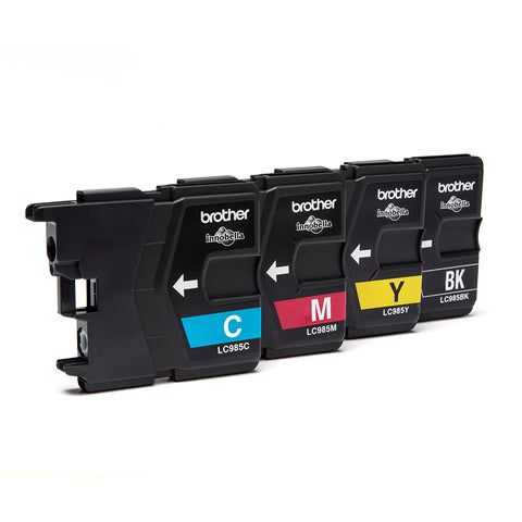 Brother LC-985VALBPDR Ink cartridge multi pack Bk,C,M,Y Blister Acustic Magnetic 300pg + 3x260pg Pack=4 for Brother DCP-J 125