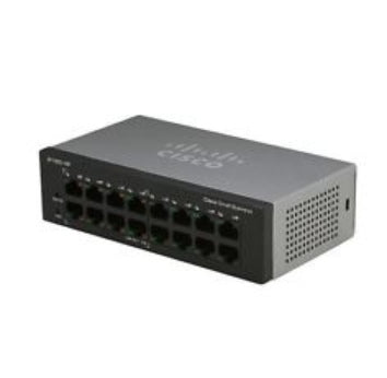 Cisco SF110D-16 Unmanaged L2 Fast Ethernet (10/100) Black