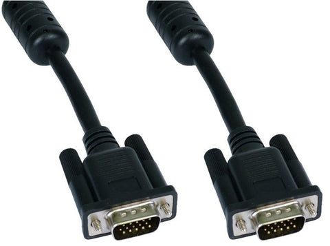 Cables Direct SVGA, 15m, M-M VGA cable VGA (D-Sub) Black