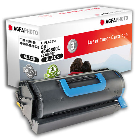 AgfaPhoto APTO45488802E toner cartridge Compatible Black 1 pc(s)