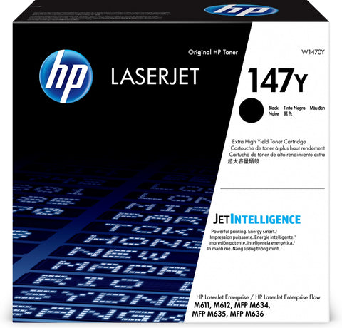 HP W1470Y/147Y Toner cartridge extra High-Capacity, 42K pages ISO/IEC 19752 for HP M 611