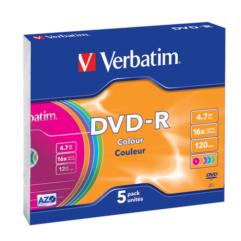 Verbatim DVD-R Colour 4.7 GB 5 pc(s)