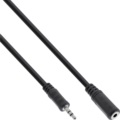 InLine Audio Cable 3.5mm Stereo male / female 1m