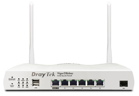 Draytek Vigor 2866Vac wired router Gigabit Ethernet White