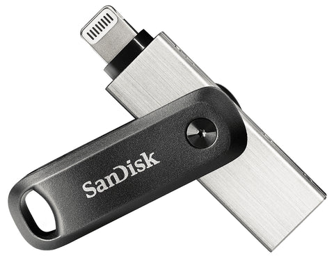 SanDisk iXpand USB flash drive 64 GB USB Type-A / Lightning 3.2 Gen 2 (3.1 Gen 2) Black, Silver