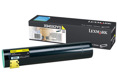 Lexmark X945X2YG Toner yellow, 22K pages ISO/IEC 19752 for Lexmark X 940