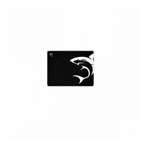 White Shark SHARK M mouse pad Gaming mouse pad Black, White