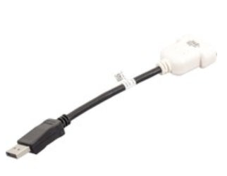 DELL DisplayPort/DVI-D Black, White