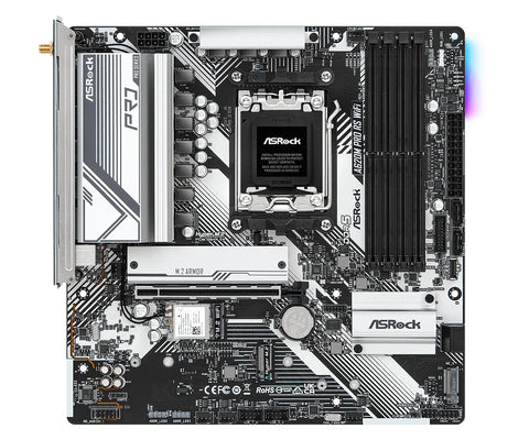 Asrock A620M Pro RS WiFi AMD A620 Socket AM5 micro ATX