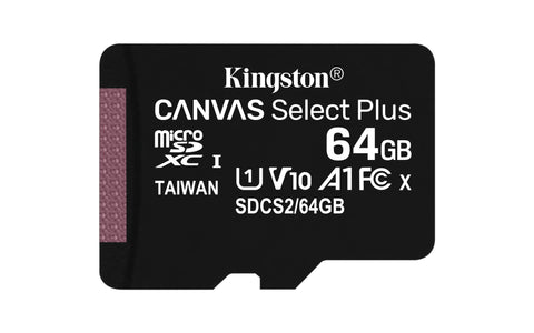 Kingston Technology Canvas Select Plus 64 GB MicroSDXC UHS-I Class 10