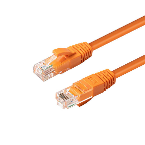 Microconnect MC-UTP6A0025O networking cable Orange 0.25 m Cat6a U/UTP (UTP)