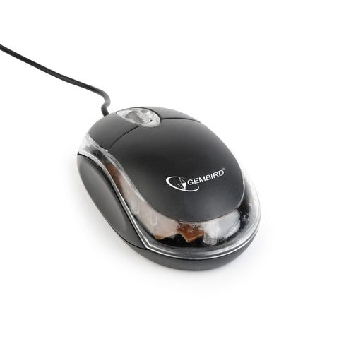 Gembird MUS-U-01-BKT mouse Ambidextrous USB Type-A Optical 1000 DPI