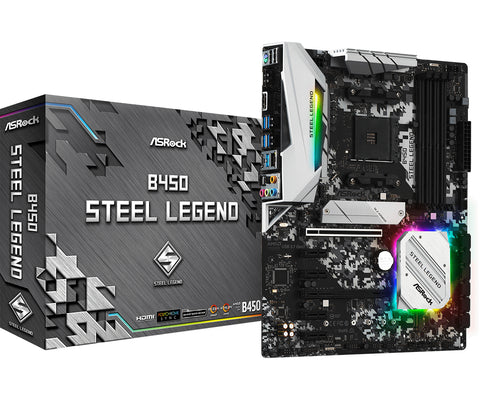 Asrock B450 Steel Legend AMD B450 Socket AM4 ATX