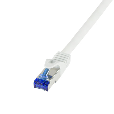 LogiLink C6A011S networking cable White 0.25 m Cat6a S/FTP (S-STP)