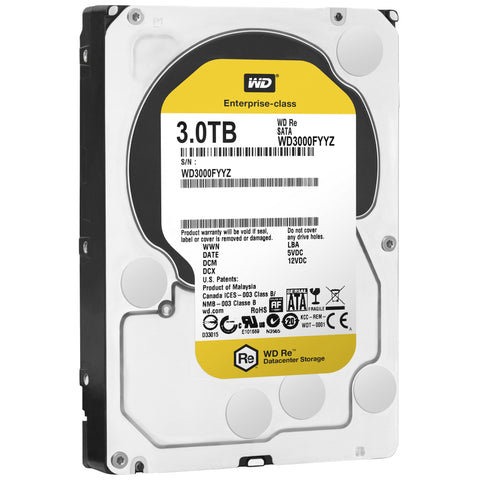 Western Digital RE 3TB 3.5" Serial ATA III