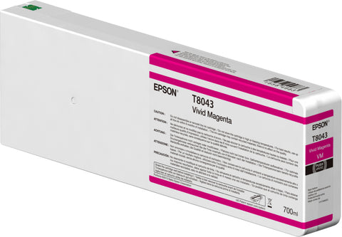 Epson C13T804300/T8043 Ink cartridge magenta 700ml for Epson SC-P 6000/7000/7000 V