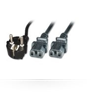 Microconnect PE011330 power cable Black 3 m 2 x C13 coupler