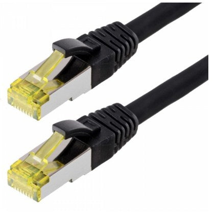 Helos Cat 6a S/FTP 5 m networking cable Black Cat6a S/FTP (S-STP)