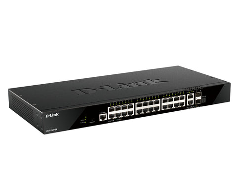 D-Link DGS-1520-28 network switch Managed L3 10G Ethernet (100/1000/10000) 1U Black