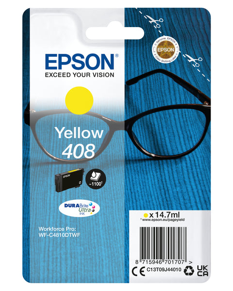 Epson C13T09J44010/408 Ink cartridge yellow, 1.1K pages 14,7ml for Epson WF-C 4810