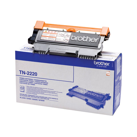 Brother TN-2220 Toner-kit, 2.6K pages ISO/IEC 19752 for Brother Fax 2840/HL-2240