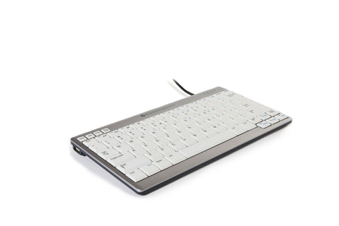 BakkerElkhuizen UltraBoard 950 keyboard USB QWERTY UK English Silver, White