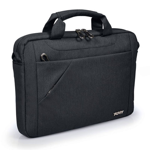 Port Designs 135071 notebook case 35.6 cm (14") Messenger case Black