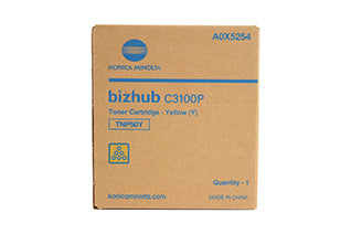 Konica Minolta A0X5254/TNP-50Y Toner yellow, 5K pages for KM Bizhub C 3100