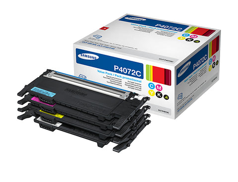 Samsung CLT-P4072C/ELS/P4072C Toner Value-Kit (Bk,C,M,Y) 1500pg + 3 x 1000pg for Samsung CLP-320